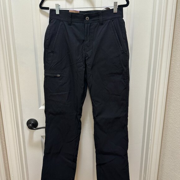 Eddie Bauer Men's Rainier Fleece Lined Pant Size 40X32 Black Stretch Fit (NEW) - Picture 2 of 16